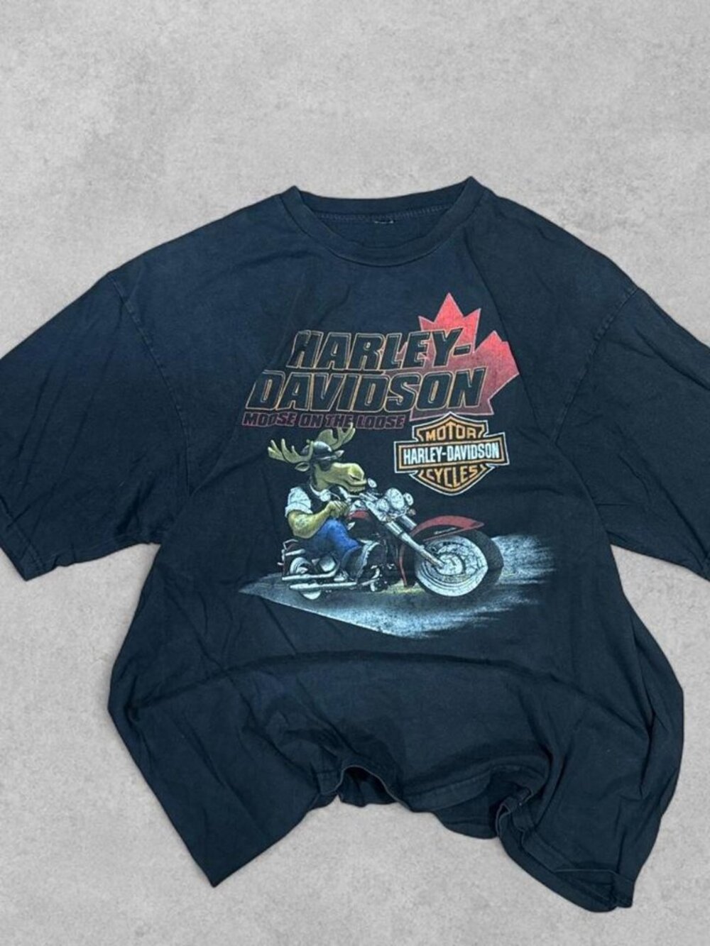 Harley Davidson Men's Black T-shirt - Size XL
